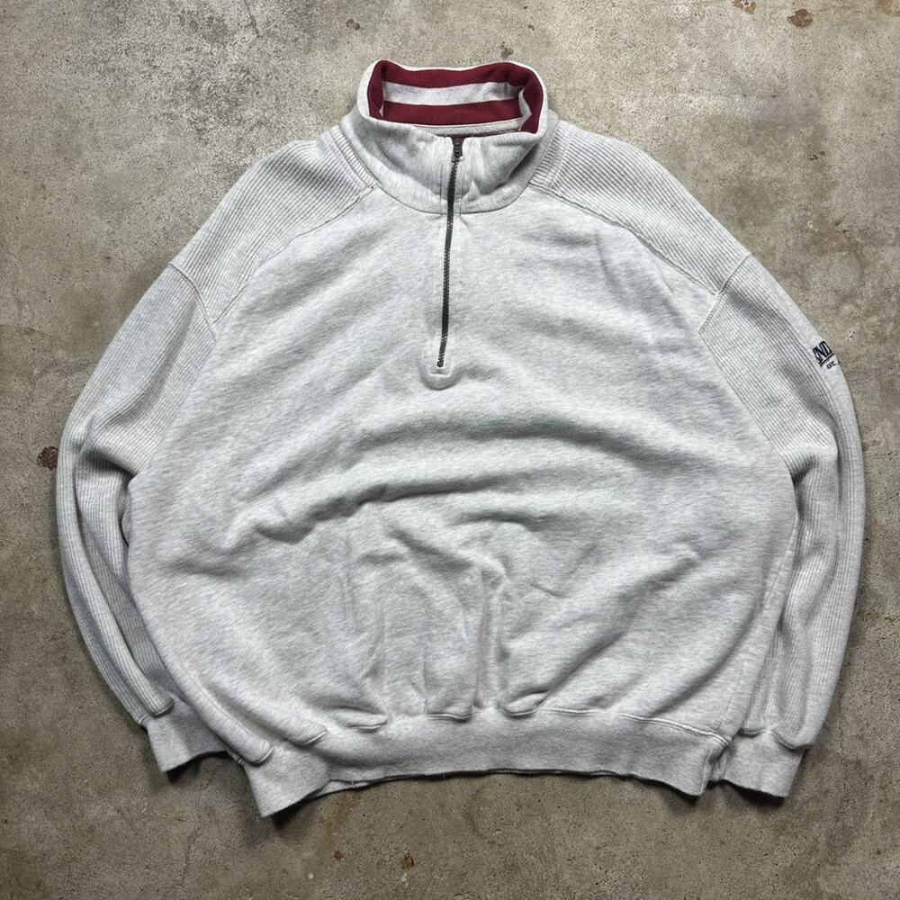 Vintage 90s Pendleton Western Cotton Sweater Quarter Zip Size XL